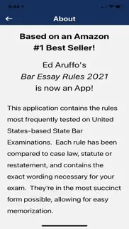 bar exam essay rules iphone screenshot 2