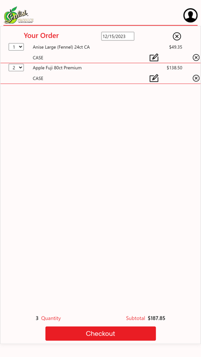 Jack Scalisi Mobile Ordering Screenshot