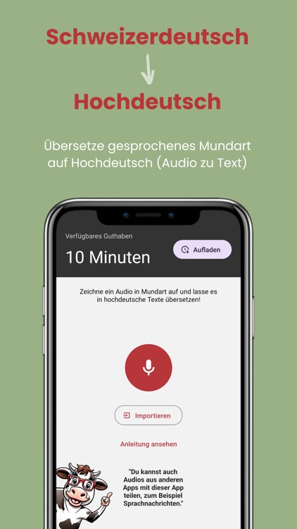 Schweizerdeutsch übersetzen
