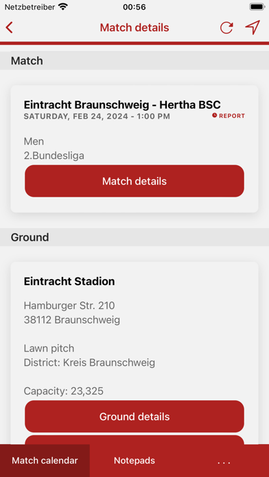 Matchcalendar Screenshot
