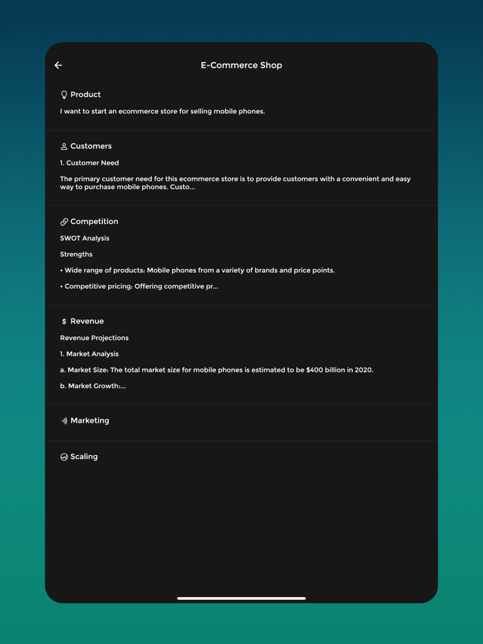 Nano - Business Simulation