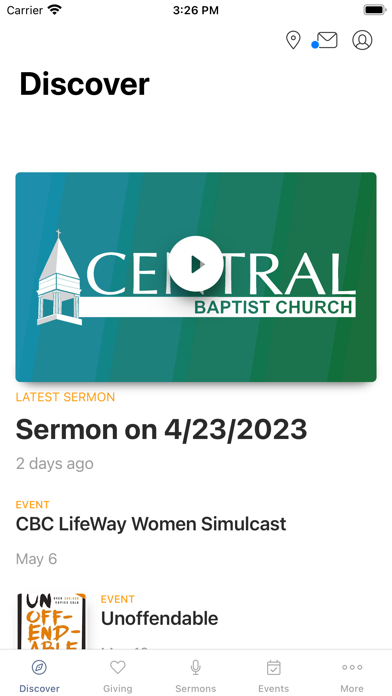 Central Baptist Church (JC) Screenshot