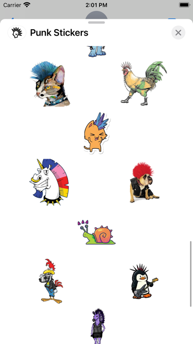 Screenshot #3 pour Punk Stickers