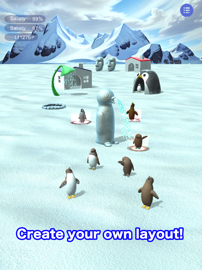 Penguins raised from chicks