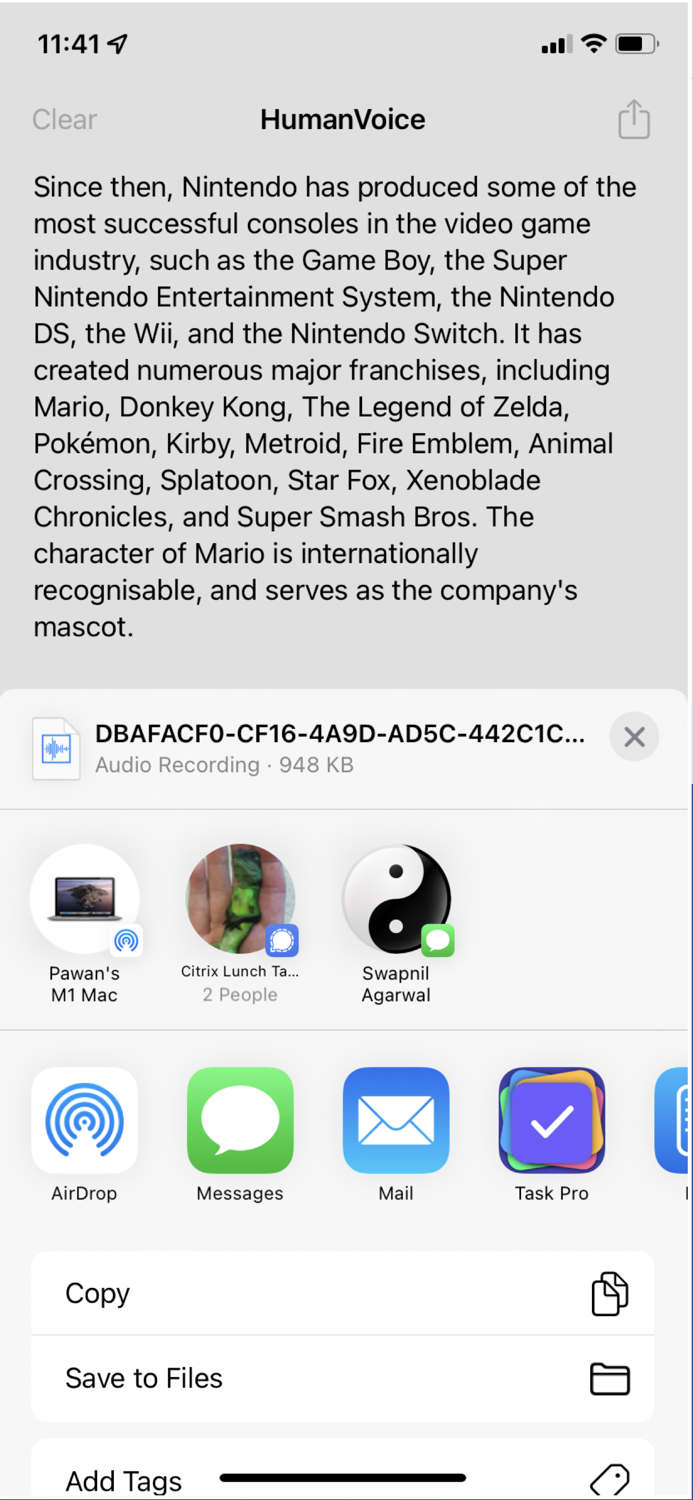 HumanVoice - Text to Voiceover