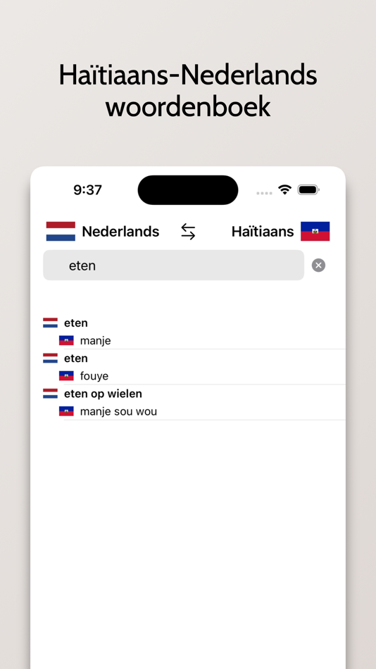 #1. Haïtiaans-Nederlands (iOS) Podle: FB PUBLISHING LLC