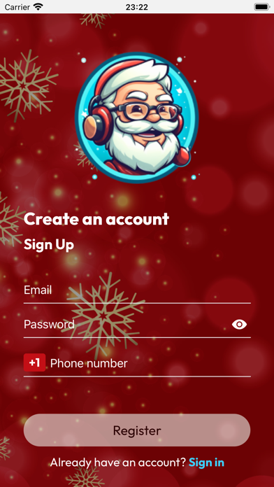 SantaTalks Mobile Screenshot