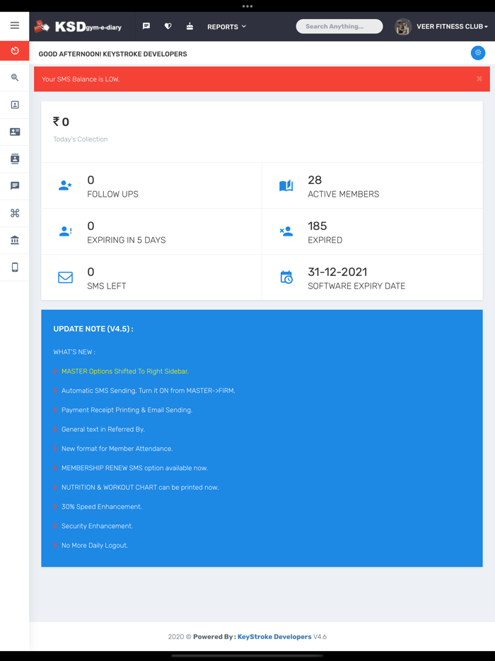 GYMeDIARY - Software App