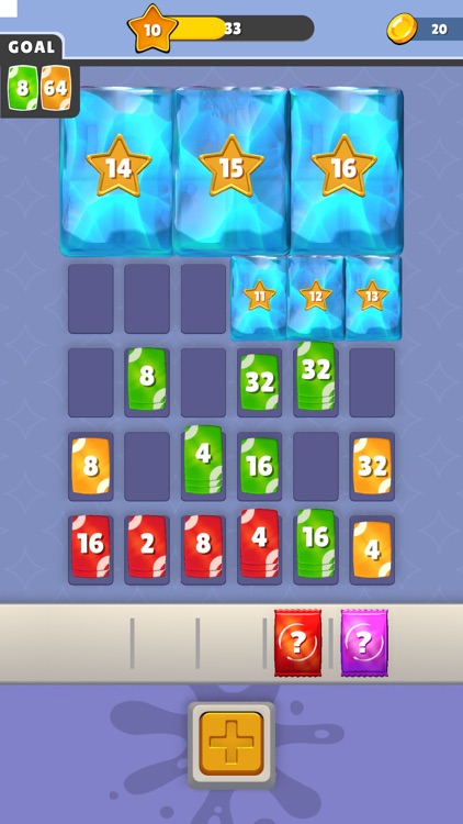 Tiled Number - Merge Colors