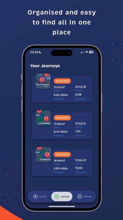 Dashy: cam. Record Track Share