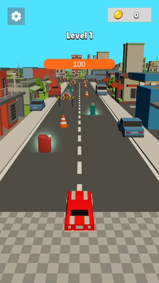 #4. Car Drift Run (iOS) By: vojii