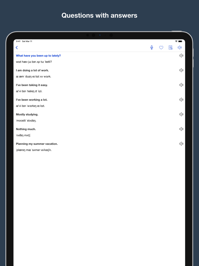 English questions and answers