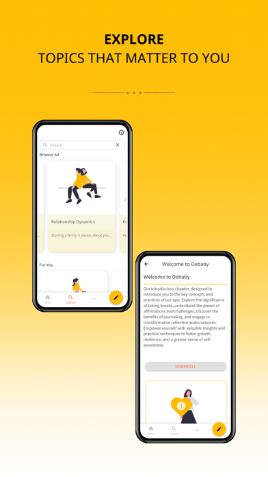 Debaby - Self-help App Screenshot