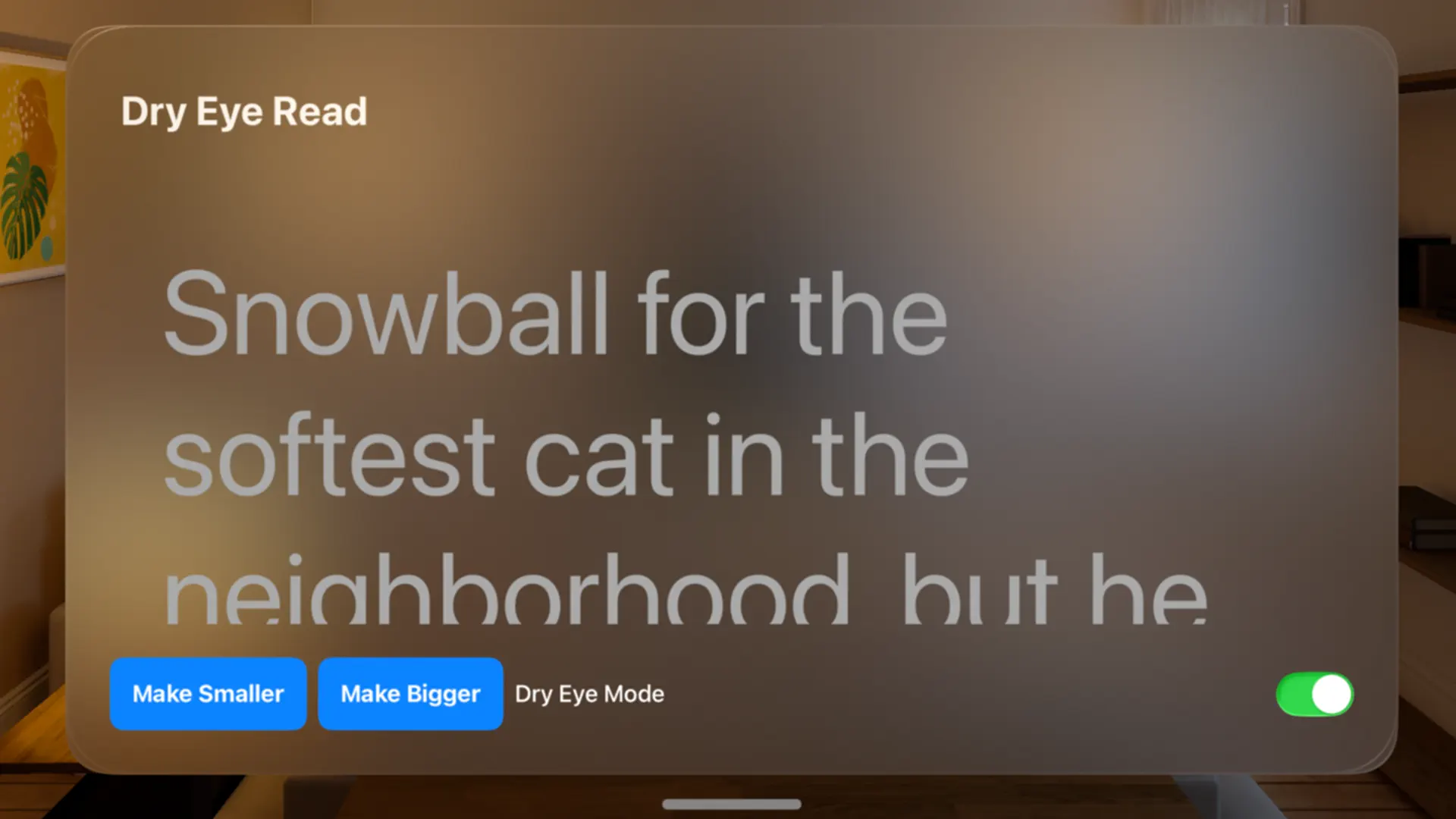 Dry Eye Reader screenshot 3