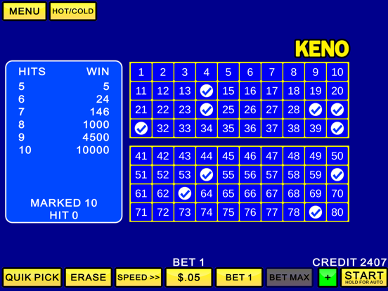 Screenshot #5 pour Keno Casino Games
