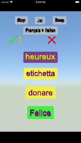 Game screenshot Egitir app de français italien mod apk