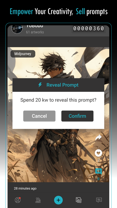 KALOS - AI art Gallery&Market Screenshot