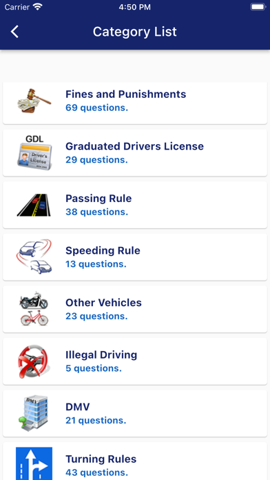 Arizona Basic Driving Test Screenshot