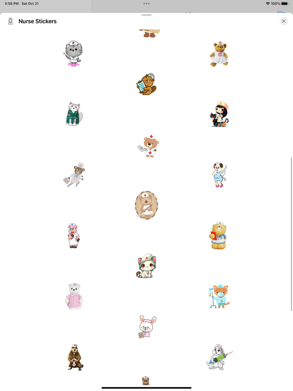 Screenshot #5 pour Nurse Stickers