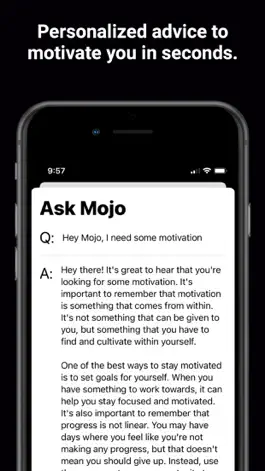 Game screenshot Mojo — Unlimited Motivation AI hack