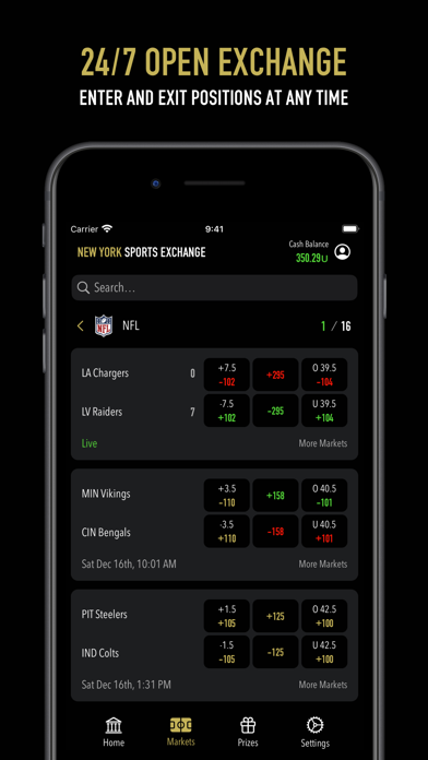 New York Sports Exchange Screenshot