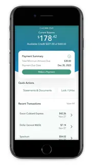 premier credit card iphone screenshot 2