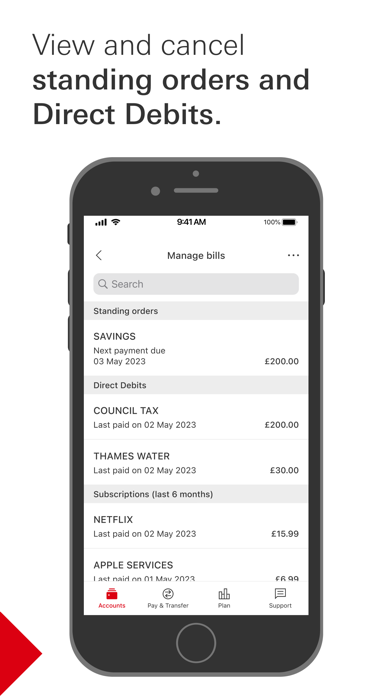 HSBC UK Mobile Banking Screenshot