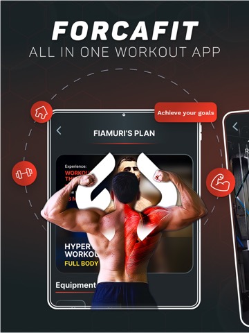 ForcaFit - Home & Gym Workoutのおすすめ画像1