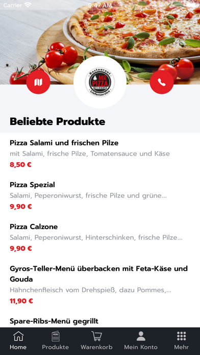 Mr. Pizza Wiesbaden Screenshot
