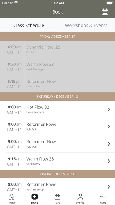 Soul Haven Yoga + Pilates Screenshot