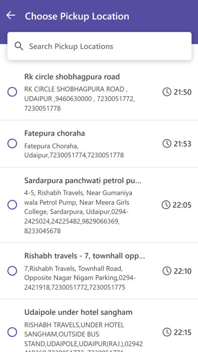 Rishabh Travels Screenshot