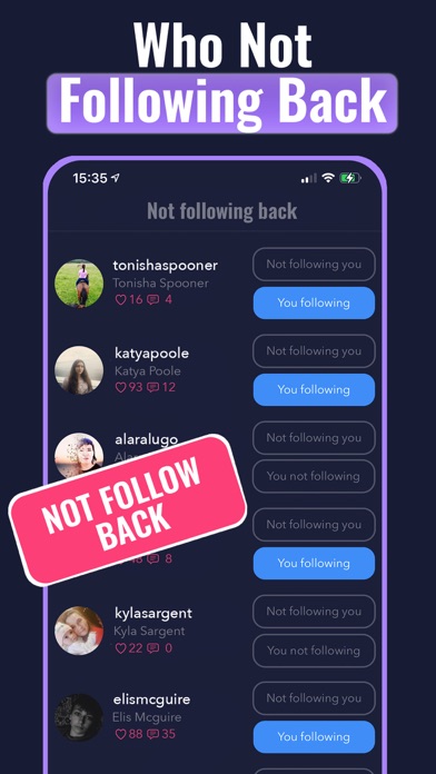 Followers Reports + I Tracker Screenshot