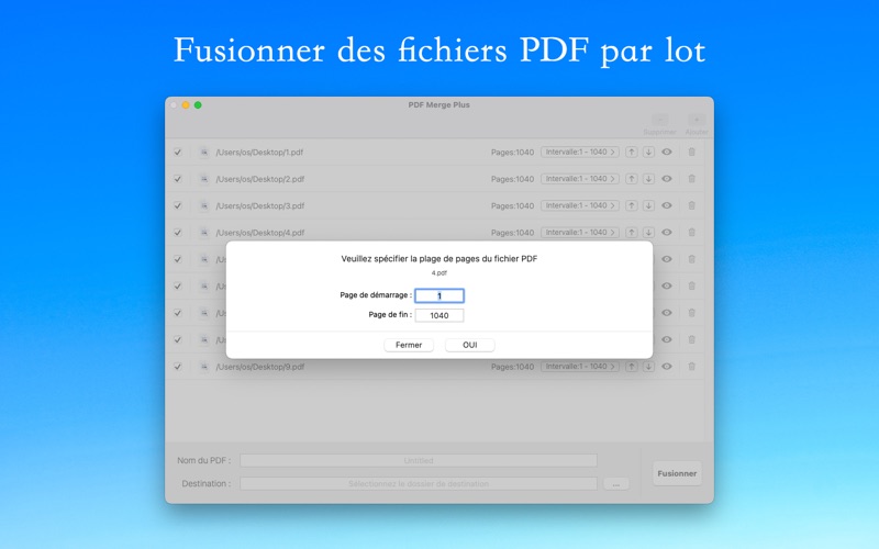 Screenshot #2 pour PDF Merge Plus