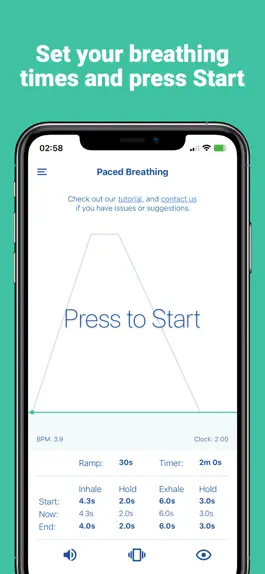 Game screenshot Paced Breathing Trainer mod apk