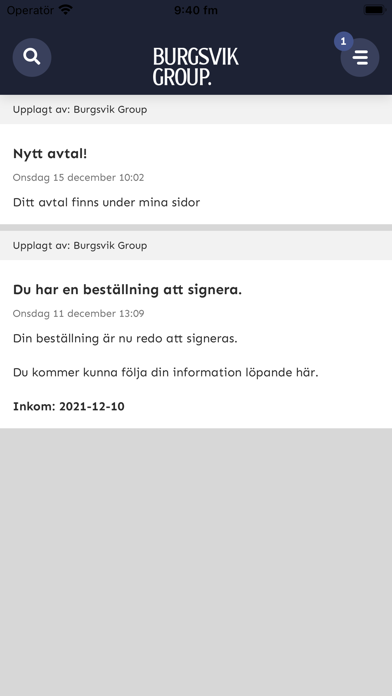 Screenshot #1 pour Burgsvik Group