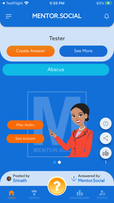 Mentor Social: Mentor App Screenshot