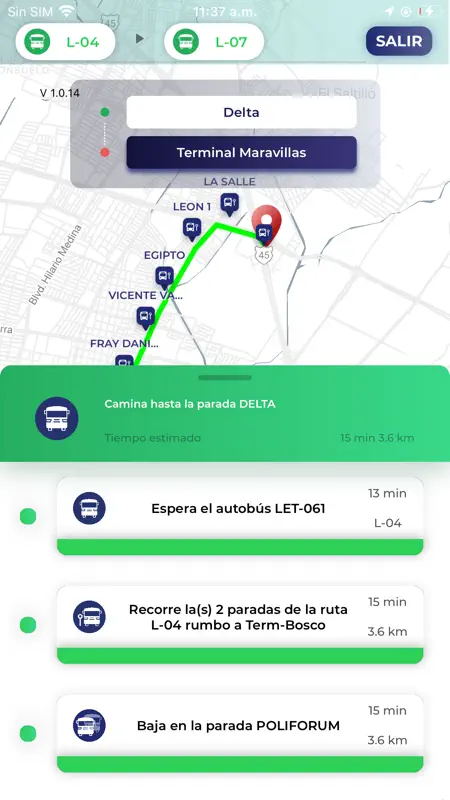 OptiBus Leon screenshot 4 of 4