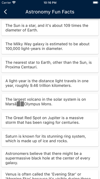Daily Astronomy Explorer Screenshot