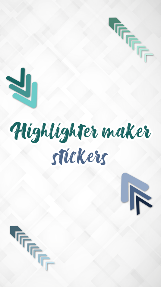 Highlighter Marker Stickers - 1.2 - (iOS)