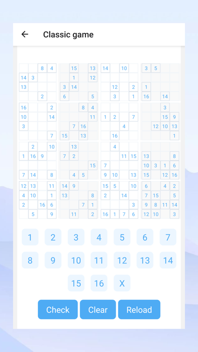 Sudoku Mix Quadoku Screenshot