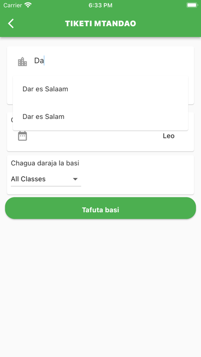 Tiketi Mtandao Screenshot