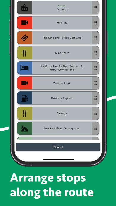 XPWOW Road Trip Planner Screenshot