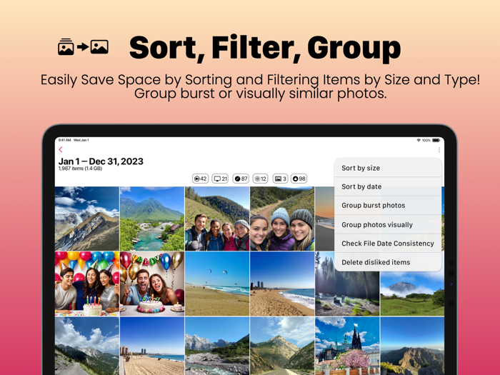 Photosweep - gallery cleaner
