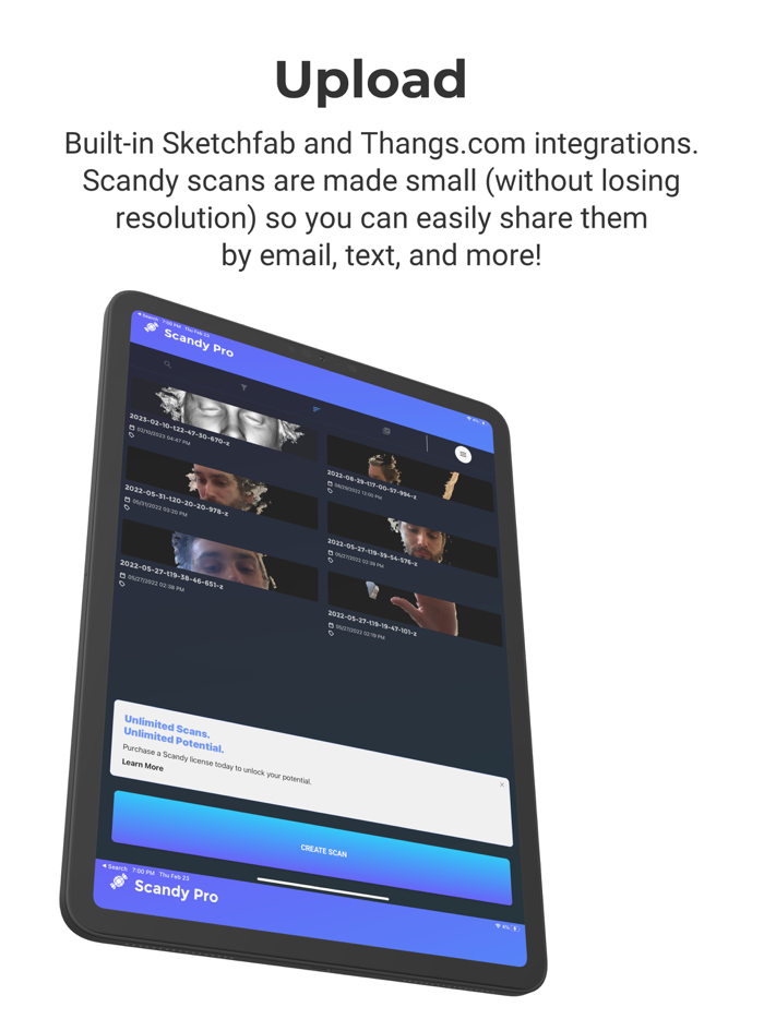 Scandy Pro 3D Scanner 3D App