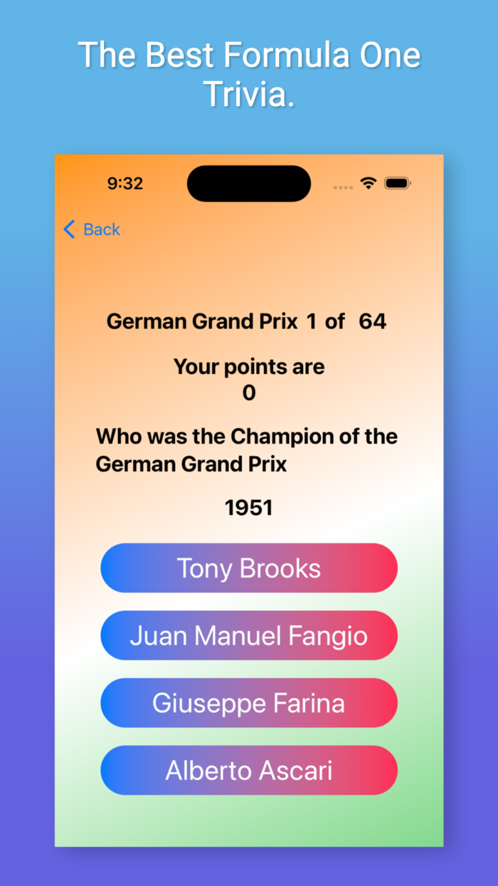 Best formula one trivia