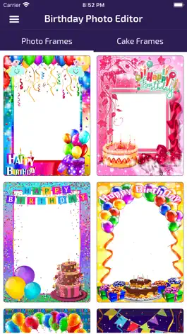 Game screenshot Birthday Photo Frames - Editor mod apk