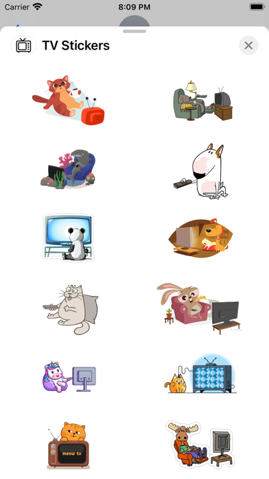 Screenshot #1 pour TV Stickers