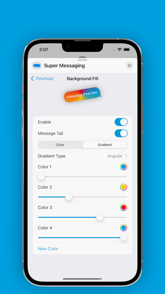 #7. Super Messaging (iOS) Podle: Michael Baron