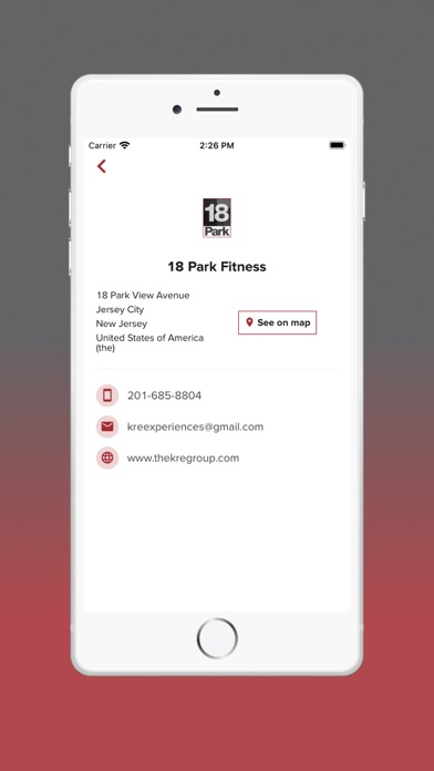 18 Park Fitness Screenshot