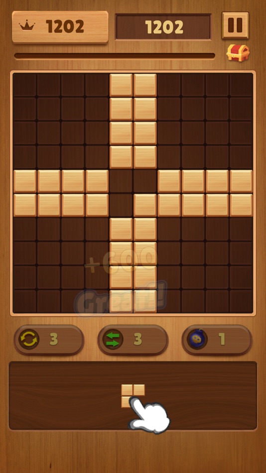 #6. Woodytris: Block Puzzle (iOS) 由: Aziza Rahman